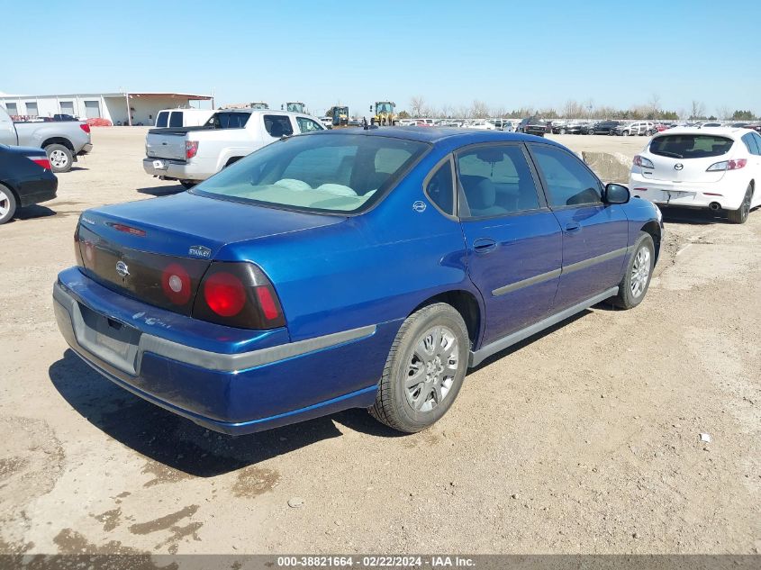 2G1WF52E059275842 2005 Chevrolet Impala