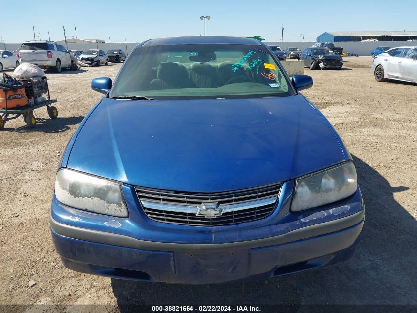 2005 Chevrolet Impala VIN: 2G1WF52E059275842 Lot: 38821664