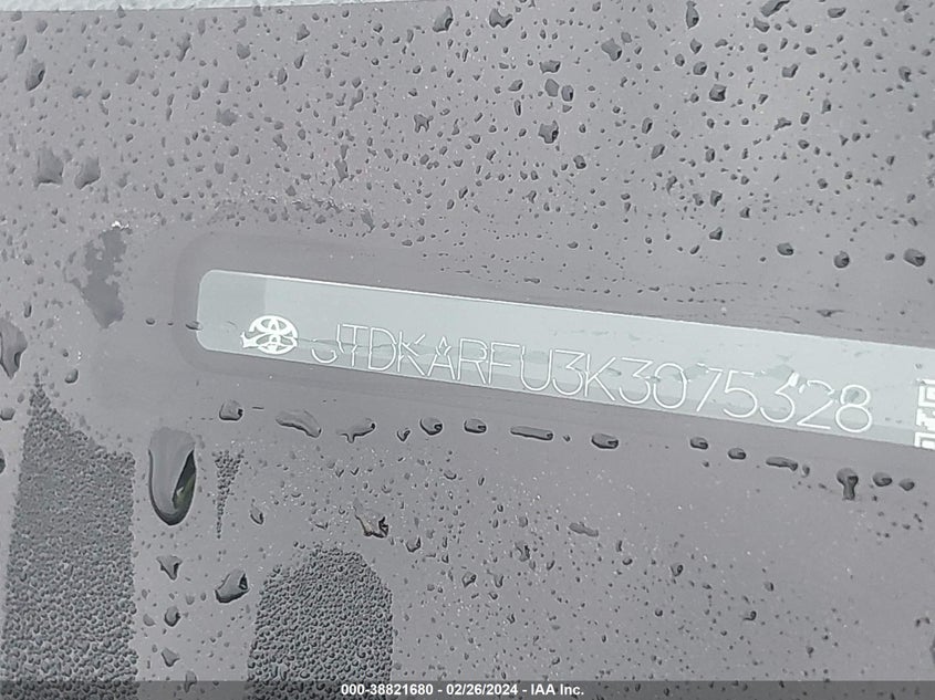 2019 TOYOTA PRIUS XLE - JTDKARFU3K3075328