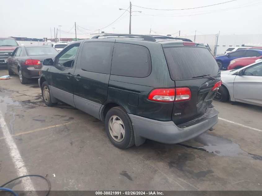 2002 Toyota Sienna Le VIN: 4T3ZF13C92U434093 Lot: 38821991