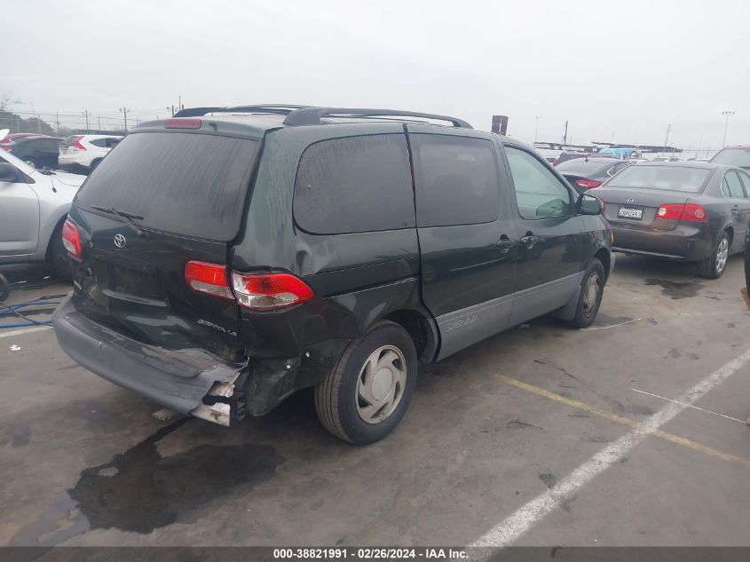 2002 Toyota Sienna Le VIN: 4T3ZF13C92U434093 Lot: 38821991