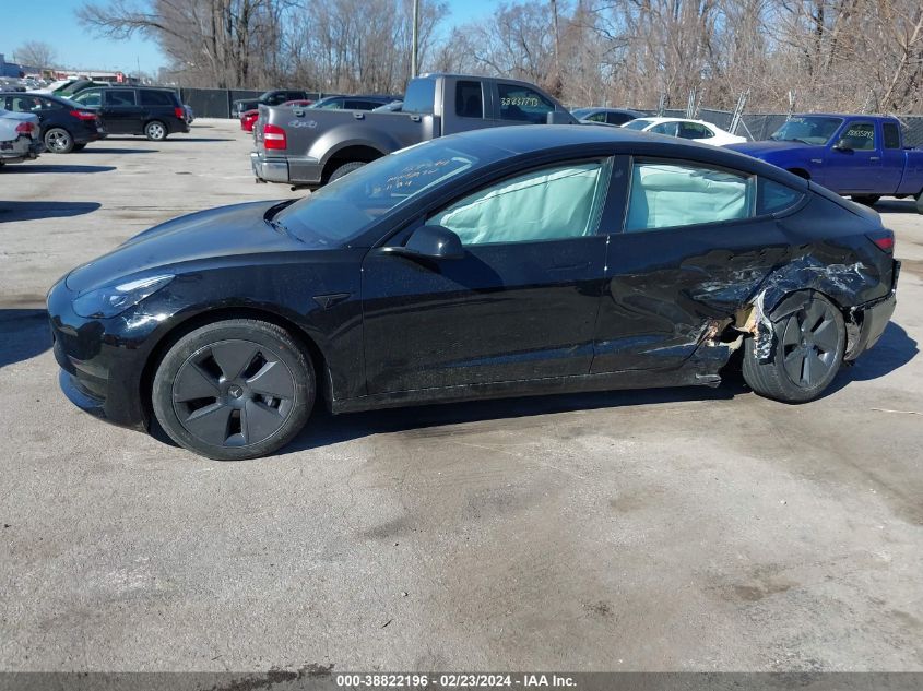 2023 Tesla Model 3 Rear-Wheel Drive VIN: 5YJ3E1EAXPF658720 Lot: 38822196