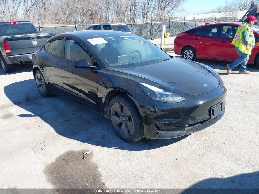 2023 Tesla Model 3 Rear-Wheel Drive VIN: 5YJ3E1EAXPF658720 Lot: 38822196