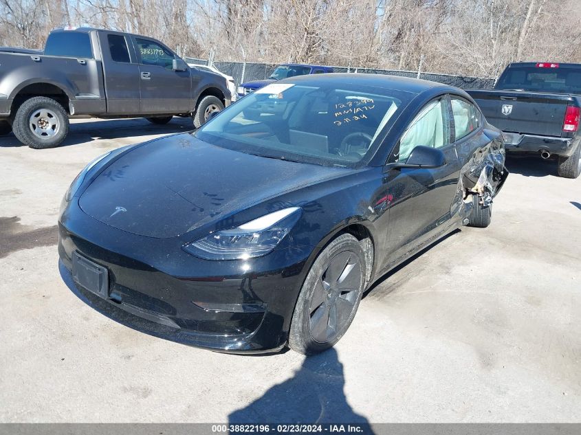 2023 Tesla Model 3 Rear-Wheel Drive VIN: 5YJ3E1EAXPF658720 Lot: 38822196