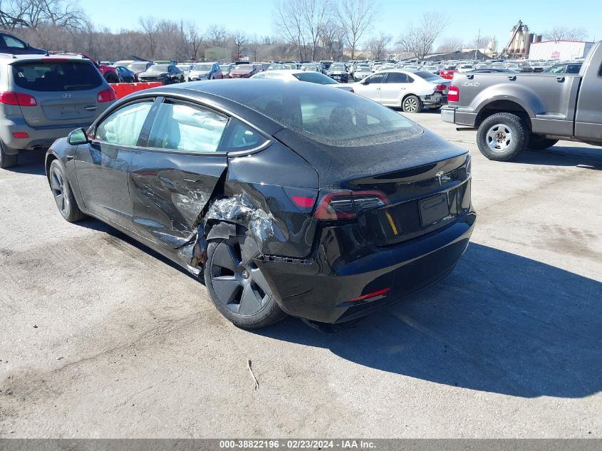 2023 Tesla Model 3 Rear-Wheel Drive VIN: 5YJ3E1EAXPF658720 Lot: 38822196