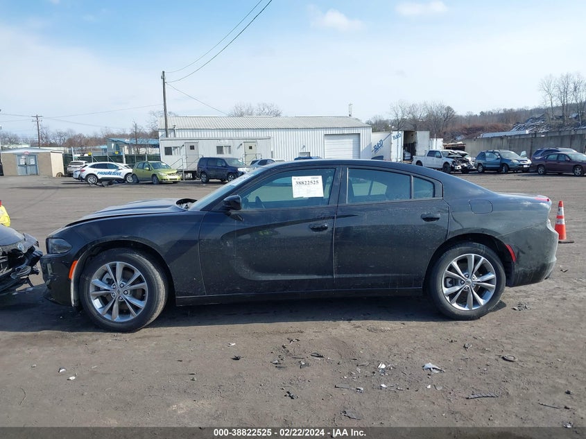 VIN 2C3CDXJG0NH184272 2022 DODGE CHARGER SXT AWD