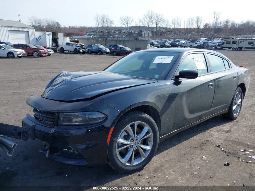 VIN 2C3CDXJG0NH184272 2022 DODGE CHARGER SXT AWD