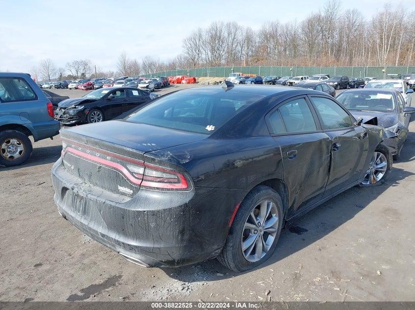 VIN 2C3CDXJG0NH184272 2022 DODGE CHARGER SXT AWD