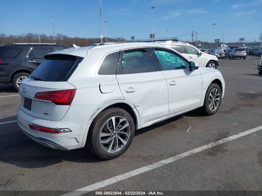 2021 Audi Q5 Premium Plus 45 Tfsi Quattro S Tronic VIN: WA1BAAFYXM2063815 Lot: 38822604