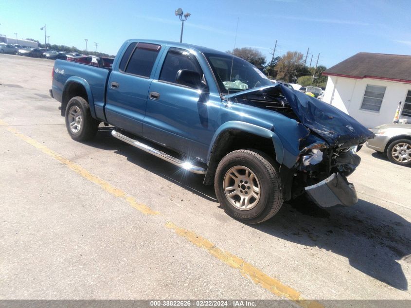 1D7HG38N84S709758 2004 Dodge Dakota Sport/Sxt