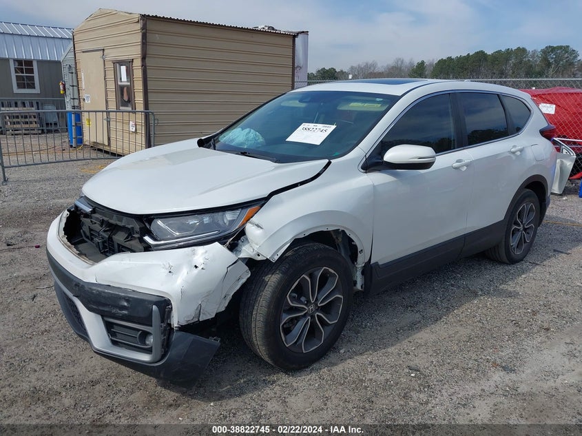VIN 7FARW1H51ME000337 2021 HONDA CR-V 2WD EX
