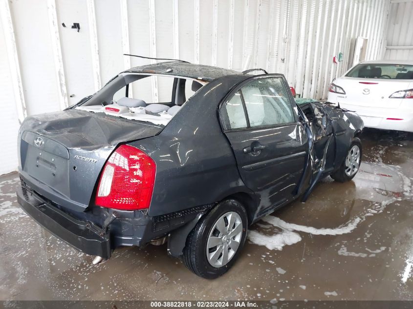 2010 Hyundai Accent Gls VIN: KMHCN4AC9AU492774 Lot: 38822818