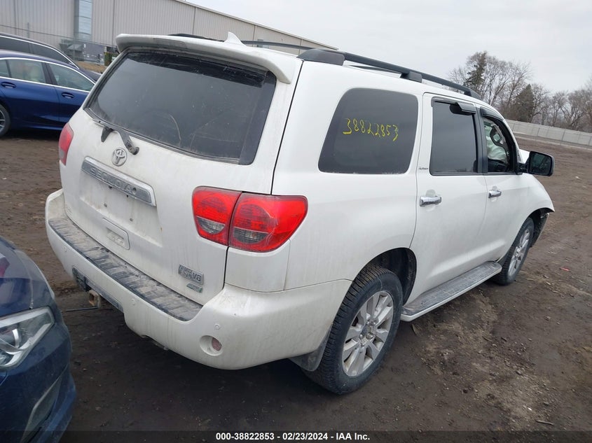 2014 Toyota Sequoia Platinum 5.7L V8 VIN: 5TDDW5G16ES105545 Lot: 38822853