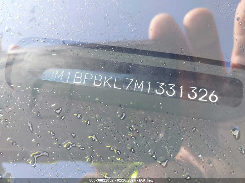 VIN JM1BPBKL7M1331326 2021 MAZDA MAZDA3 SELECT