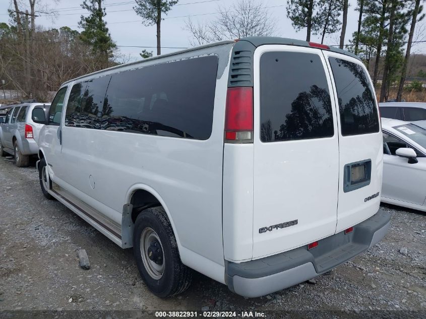 2002 Chevrolet Express VIN: 1GAHG39R921188847 Lot: 38822931