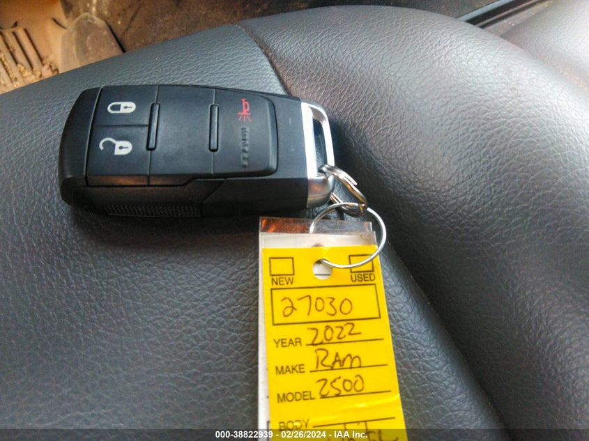 2022 RAM 2500 TRADESMAN - 3C7WR5HJ8NG252580