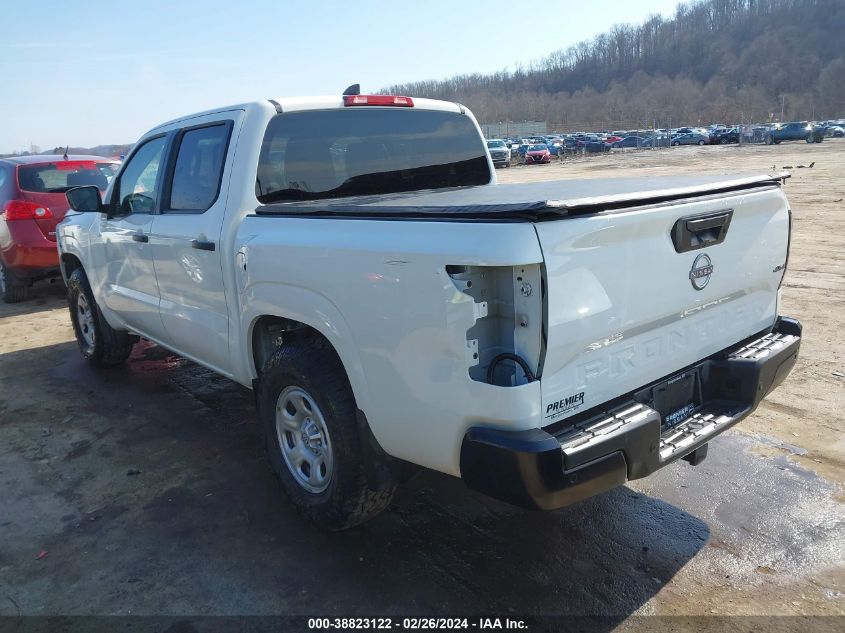 2022 Nissan Frontier S 4X4 VIN: 1N6ED1EK6NN625696 Lot: 38823122