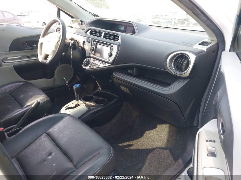 2012 Toyota Prius C Four VIN: JTDKDTB3XC1005792 Lot: 38823332