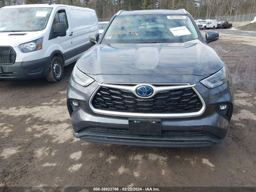 2023 TOYOTA HIGHLANDER HYBRID XLE - 5TDKBRCH4PS584743