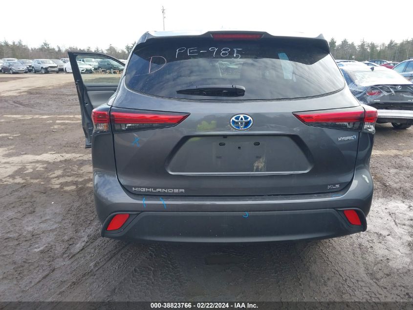 2023 TOYOTA HIGHLANDER HYBRID XLE - 5TDKBRCH4PS584743