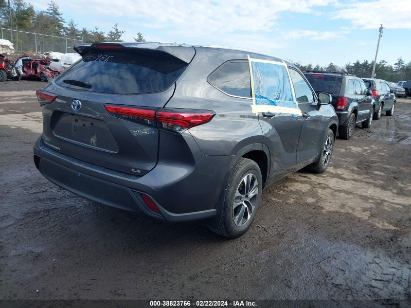 2023 Toyota Highlander Hybrid Xle VIN: 5TDKBRCH4PS584743 Lot: 38823766