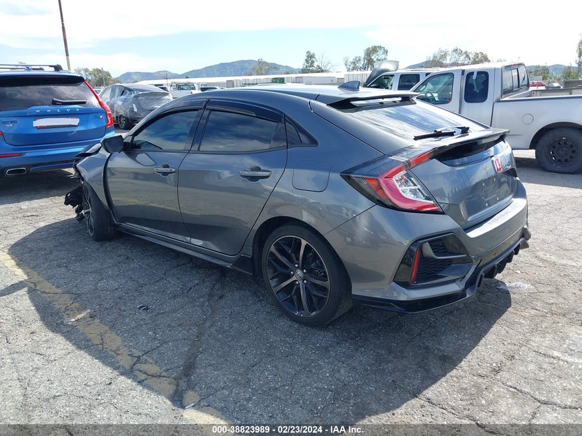 VIN SHHFK7H43MU412228 2021 HONDA CIVIC SPORT