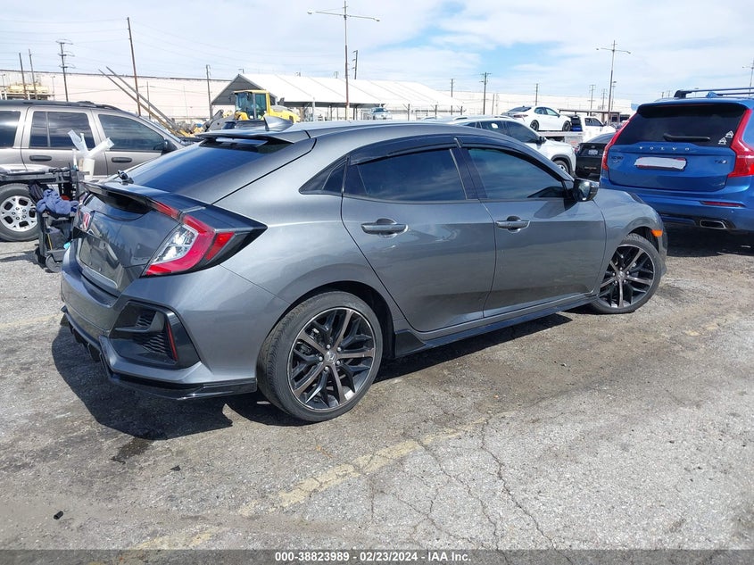 VIN SHHFK7H43MU412228 2021 HONDA CIVIC SPORT