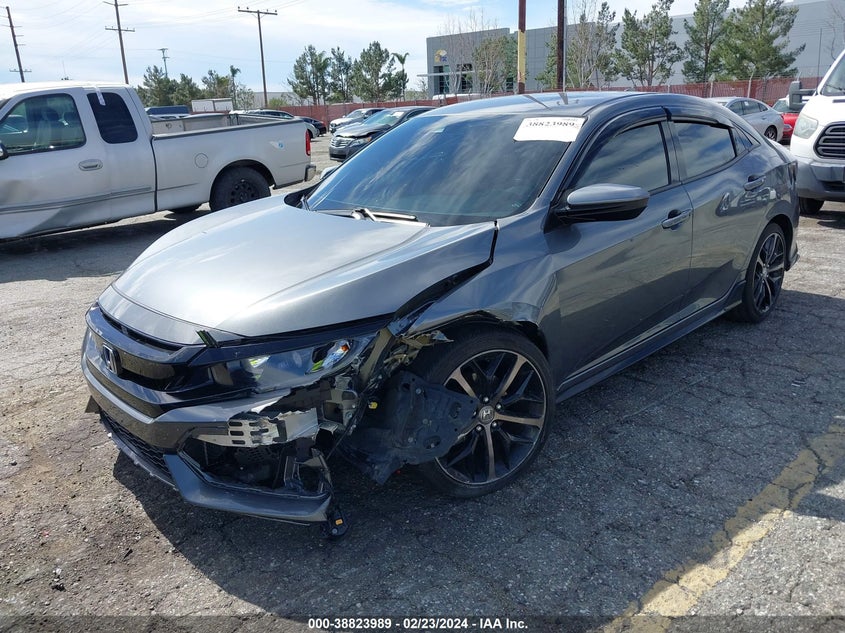 VIN SHHFK7H43MU412228 2021 HONDA CIVIC SPORT