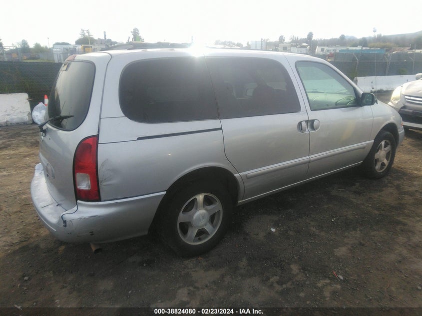2001 Nissan Quest Gxe VIN: 4N2ZN15T31D813695 Lot: 38824080