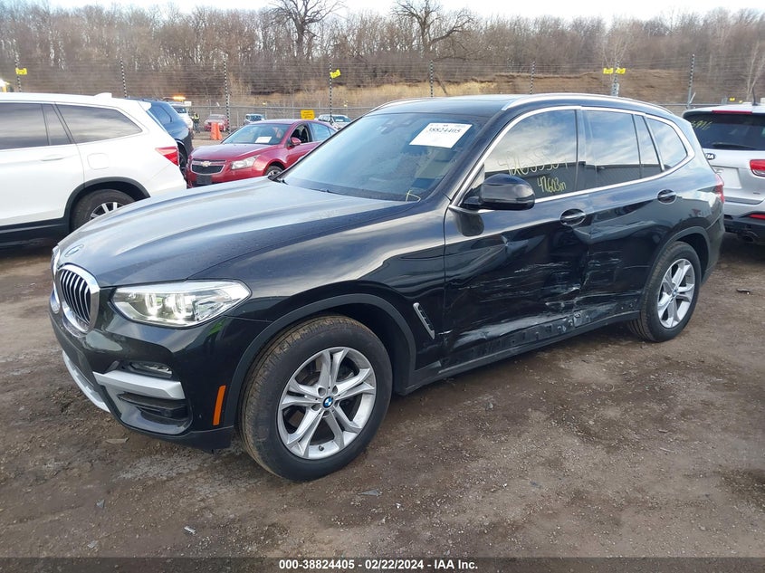 2021 BMW X3 XDRIVE30I - 5UXTY5C01M9H25138