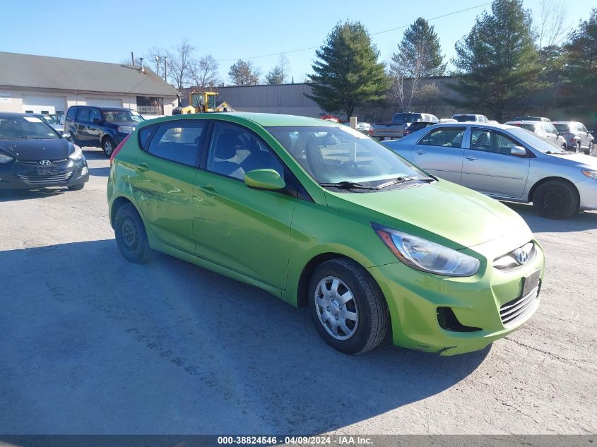 2012 Hyundai Accent Gs VIN: KMHCT5AE2CU012347 Lot: 38824546