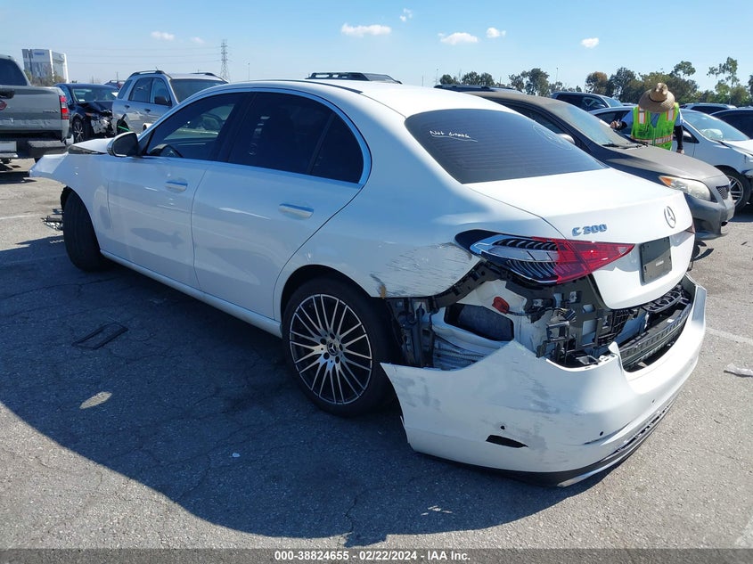 VIN W1KAF4GB4PR087186 2023 MERCEDES-BENZ C 300 300