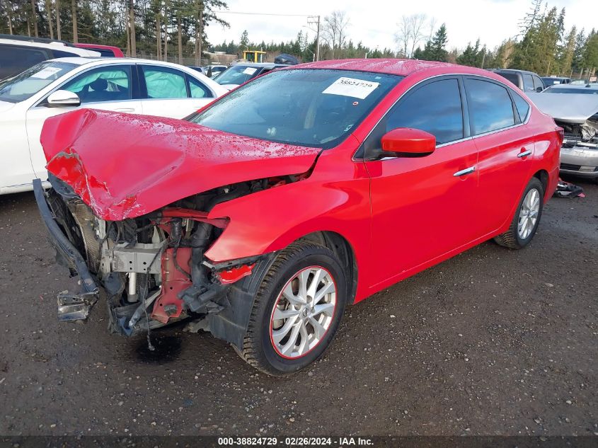 2018 Nissan Sentra Sv VIN: 3N1AB7AP3JL640276 Lot: 38824729