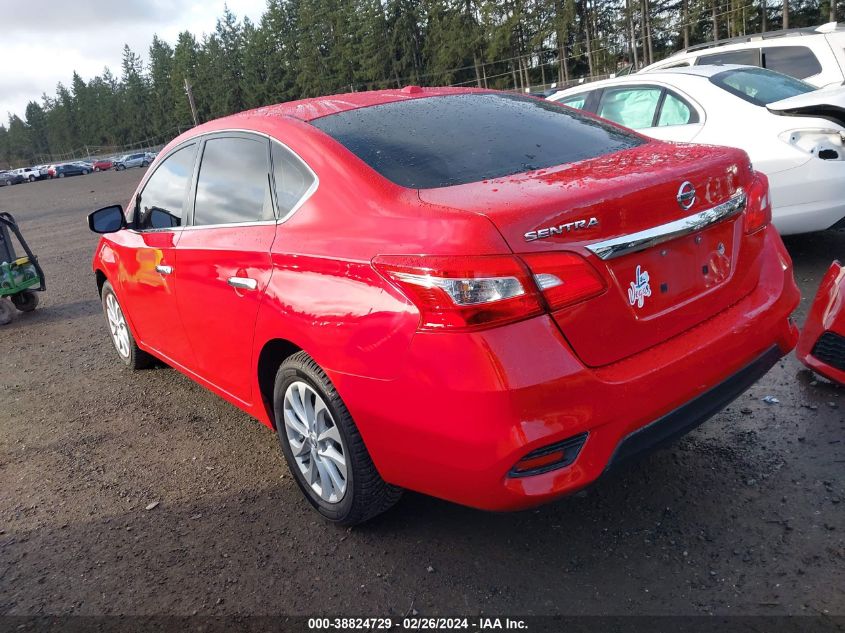 2018 Nissan Sentra Sv VIN: 3N1AB7AP3JL640276 Lot: 38824729