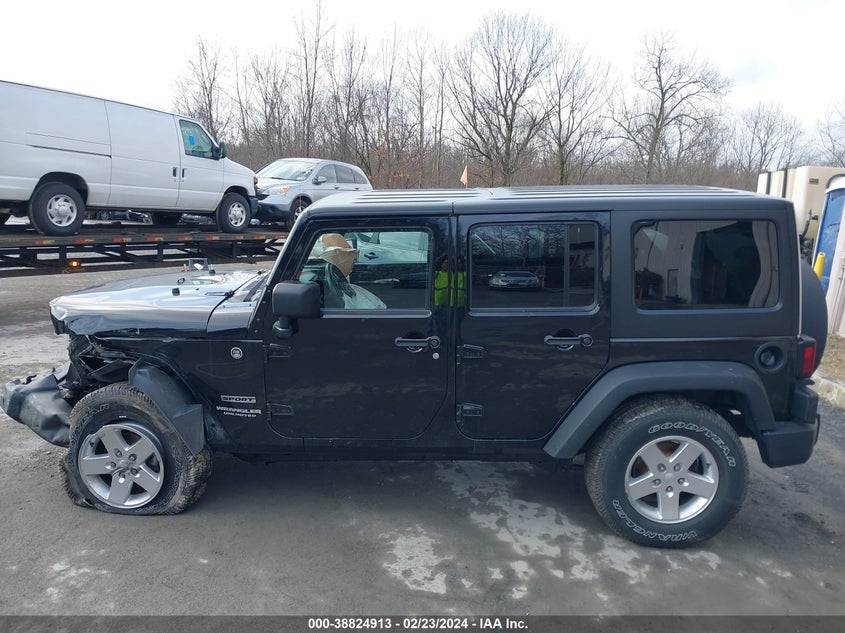 2014 JEEP WRANGLER UNLIMITED SPORT - 1C4BJWDG6EL251126
