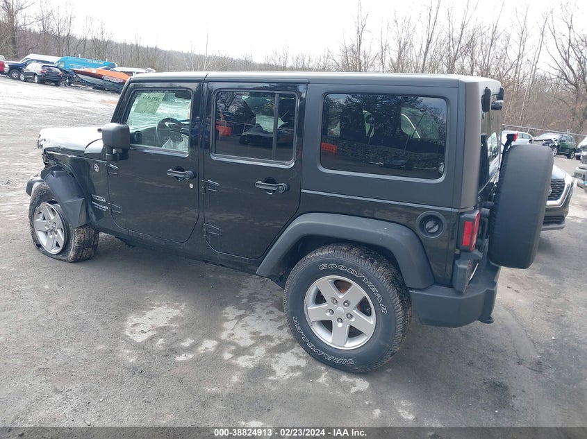 2014 JEEP WRANGLER UNLIMITED SPORT - 1C4BJWDG6EL251126