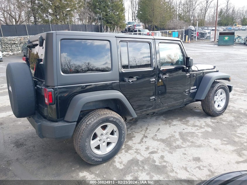 2014 JEEP WRANGLER UNLIMITED SPORT - 1C4BJWDG6EL251126