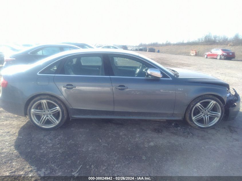 2014 Audi S4 3.0T Premium Plus VIN: WAUDGAFL6EA112501 Lot: 38824942