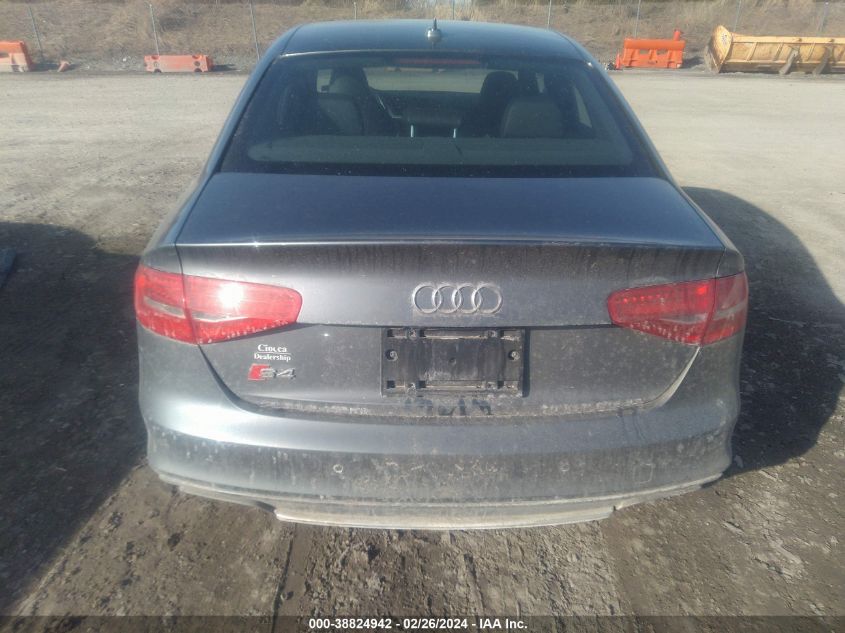 2014 Audi S4 3.0T Premium Plus VIN: WAUDGAFL6EA112501 Lot: 38824942