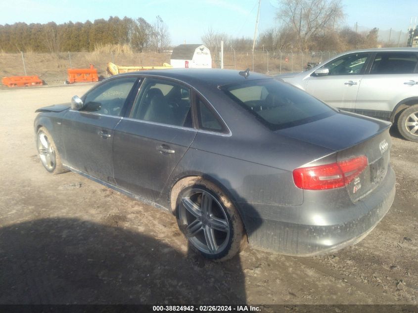 2014 Audi S4 3.0T Premium Plus VIN: WAUDGAFL6EA112501 Lot: 38824942