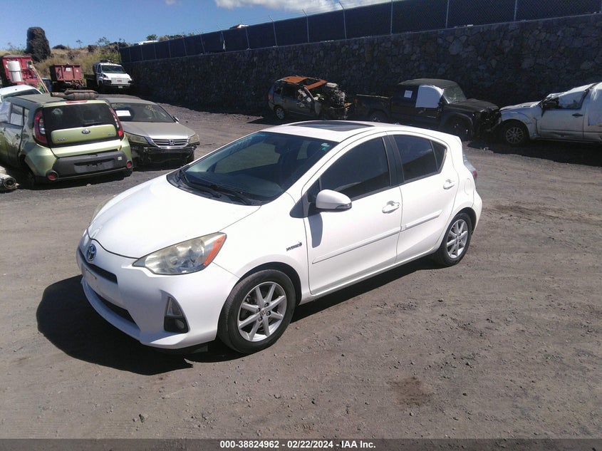 2013 Toyota Prius C Four VIN: JTDKDTB30D1042710 Lot: 38824962