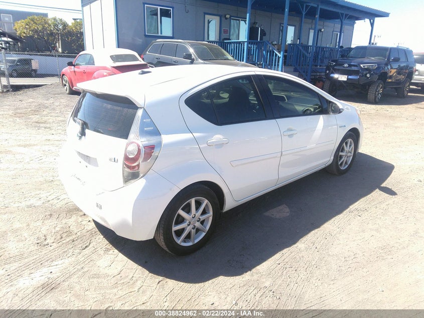 2013 Toyota Prius C Four VIN: JTDKDTB30D1042710 Lot: 38824962