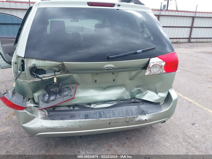 2008 Toyota Sienna Le VIN: 5TDZK23C58S214302 Lot: 38824976