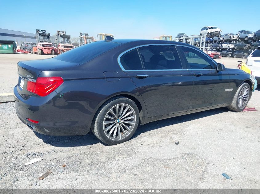 2012 BMW 740Li VIN: WBAKB4C50CC575412 Lot: 38825081