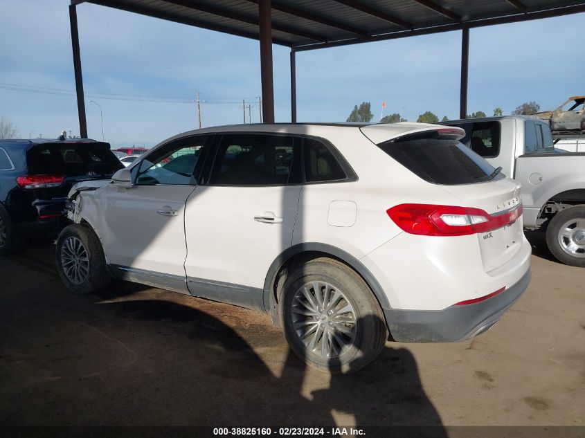 2LMPJ6KR2HBL18397 2017 Lincoln Mkx Select