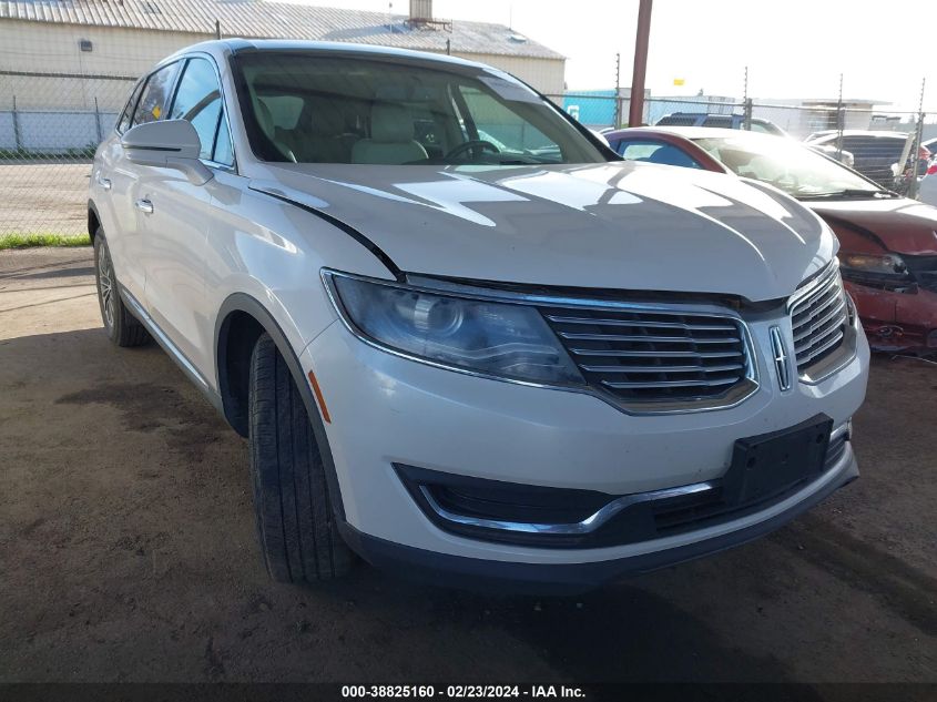 2LMPJ6KR2HBL18397 2017 Lincoln Mkx Select