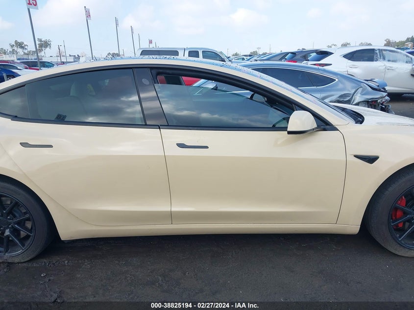 VIN 5YJ3E1EB4MF849442 2021 TESLA MODEL 3