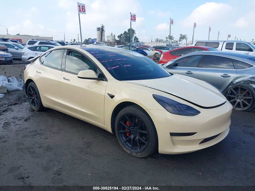 VIN 5YJ3E1EB4MF849442 2021 TESLA MODEL 3