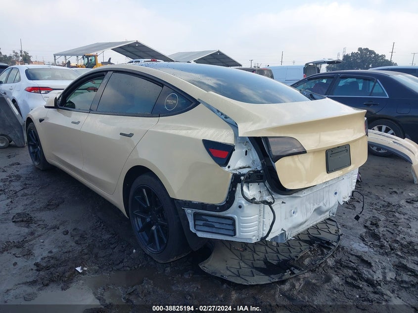 VIN 5YJ3E1EB4MF849442 2021 TESLA MODEL 3