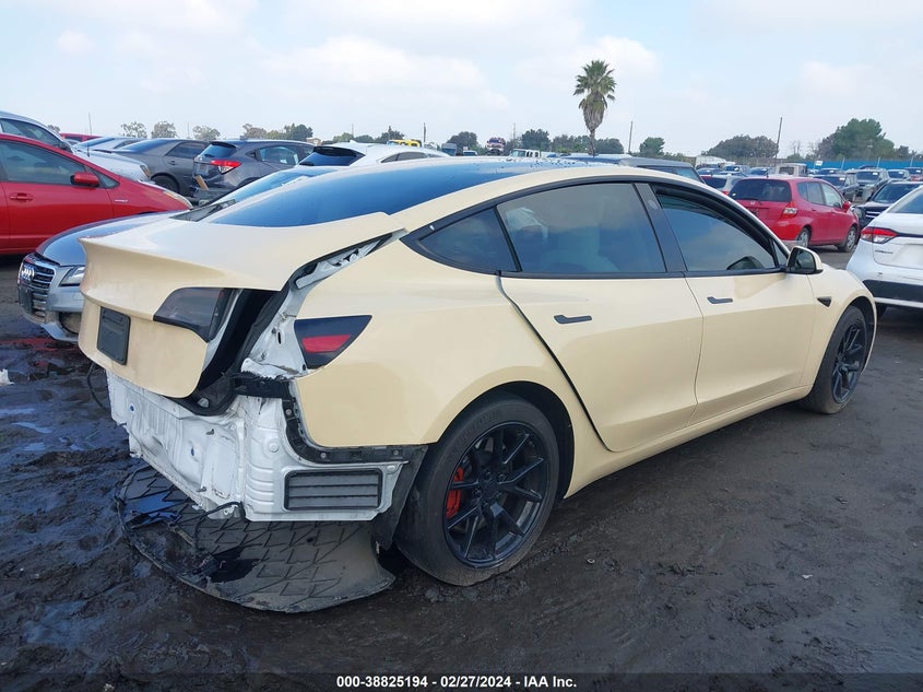 VIN 5YJ3E1EB4MF849442 2021 TESLA MODEL 3